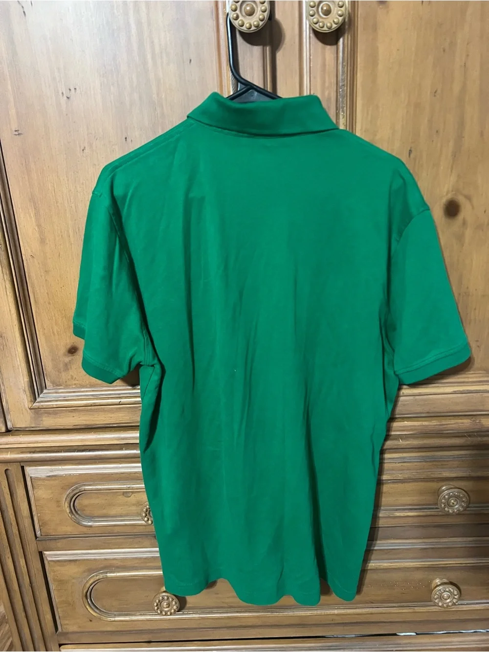 Tommy Hilfiger Men's Emerald Green Polo Shirt with Flag Logo